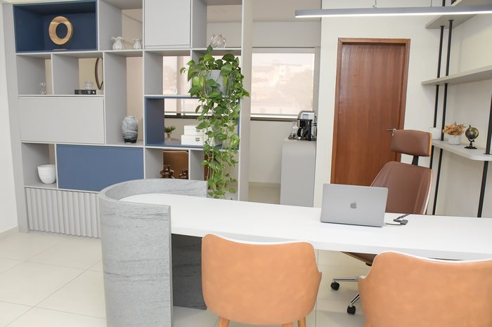 Espaço de trabalho do escritório